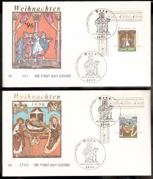 (intern:2382) BRD Michelnummer 1891 - 1892 FDC