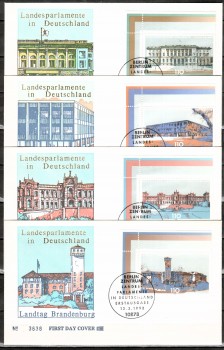 (intern:2433) BRD Michelnummer 1974 - 1977 FDC