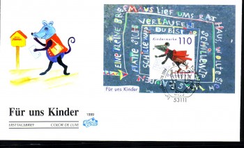 (intern:2499a) BRD Michelnummer Block 51 FDC