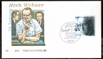 (intern:2515) BRD Michelnummer 2092 FDC