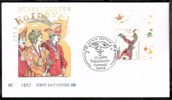 (intern:2520) BRD Michelnummer 2099 FDC