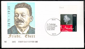 (intern:2522) BRD Michelnummer 2101 FDC