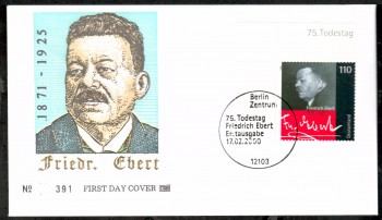 (intern:2523) BRD Michelnummer 2101 FDC