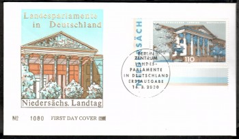 (intern:2526) BRD Michelnummer 2104 FDC
