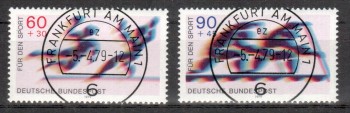 BRD Michelnummer 1009 - 1010 Vollstempel