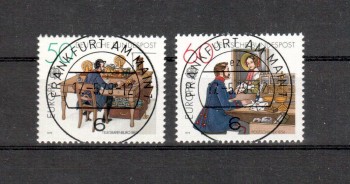 BRD Michelnummer 1011 - 1012 Vollstempel