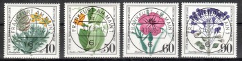BRD Michelnummer 1059 - 1062 Vollstempel
