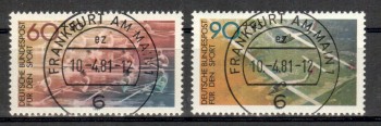 BRD Michelnummer 1094 - 1095 Vollstempel