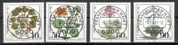 BRD Michelnummer 1108 - 1111 Vollstempel