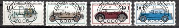 BRD Michelnummer 1123 - 1126 Vollstempel