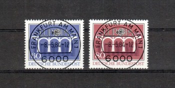 BRD Michelnummer 1210 - 1211 Vollstempel