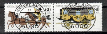 BRD Michelnummer 1255 - 1256 Vollstempel