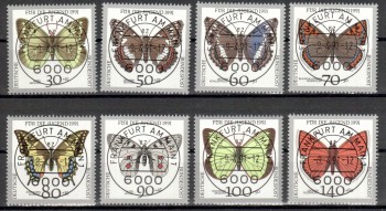 BRD Michelnummer 1512 - 1519 Vollstempel