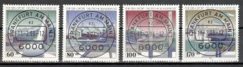 BRD Michelnummer 1650 - 1653 Vollstempel