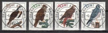 BRD Michelnummer 754 - 757 Vollstempel