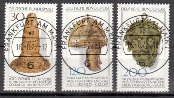 BRD Michelnummer 943 - 945 Vollstempel