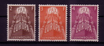 (intern: 1011) Luxemburg Michelnummer 572 - 574 postfrisch 