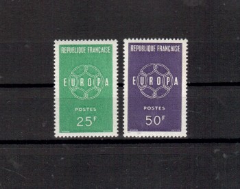 (intern: 1025) Frankreich Michelnummer  1262 - 1263 postfrisch