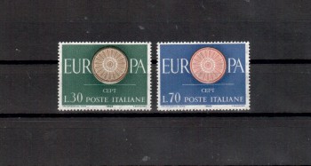 (intern: 1040) Italien Michelnummer 1077 - 1078 postfrisch (intern: 1040) Italien Michelnummer 1077 - 1078 postfrisch