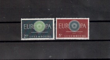 (intern: 1042) Luxemburg Michelnummer 629 - 630 postfrisch (intern: 1042) Luxemburg Michelnummer 629 - 630 postfrisch