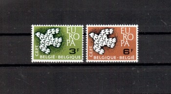 (intern: 1051) Belgien Michelnummer  1253 - 1254 postfrisch
