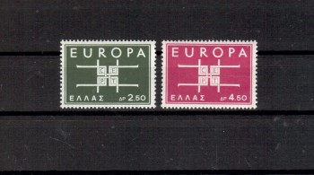 (intern: 1089) Griechenland Michelnummer  821 - 822 postfrisch