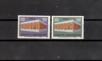(intern: 1221) Tuerkei Michelnummer  2124 - 2125 postfrisch