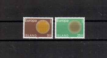 (intern: 1230) Island Michelnummer  442 - 443 postfrisch