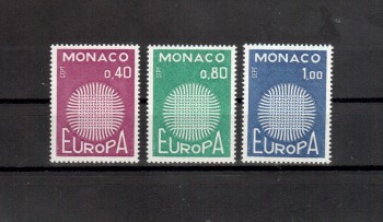 (intern: 1235) Monako Michelnummer  977 - 979 postfrisch