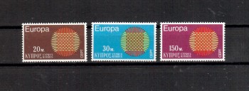 (intern: 1242) Zypern Michelnummer  332 - 334 postfrisch