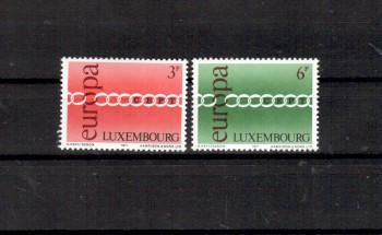 (intern: 1254) Luxemburg Michelnummer  824 - 825 postfrisch