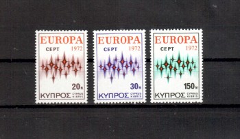 (intern: 1285) Zypern Michelnummer  374 - 376 postfrisch