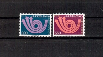 (intern: 1296) Jugoslawien Michelnummer  1507 - 1508 postfrisch