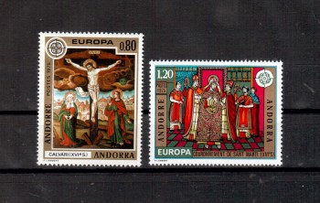 (intern: 1333) Andorra,frz.Michelnummer 264 - 265 postfrisch