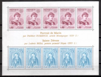 (intern: 1347a) Monako Michelnummer Block 8 postfrisch