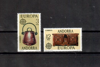 (intern: 1358) Andorra,span. Michelnummer 101 - 102 postfrisch