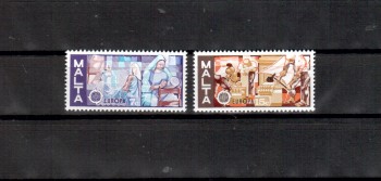 (intern: 1372) Malta Michelnummer 532 - 533 postfrisch