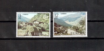 (intern: 1385) Andorra,span. Michelnummer 107 - 108 postfrisch