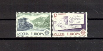 (intern:1443) Andorra,span.Michelnummer 123 - 124 postfrisch