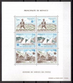 (intern:1462a) Monako Michelnummer Block 15 postfrisch (intern:1462a) Monako Michelnummer Block 15 postfrisch