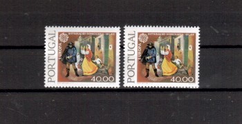 (intern:1465a) Portugal Michelnummer 1441 - 1442 y - phosphor postfrisch (intern:1465a) Portugal Michelnummer 1441 - 1442 y - phosphor postfrisch