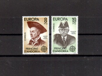 (intern:1474) Andorra,span. Michelnummer 131 - 132 postfrisch