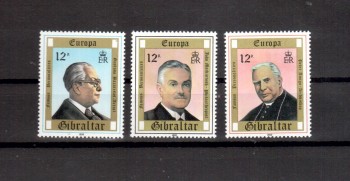 (intern:1481) Gibraltar Michelnummer 405 - 407 postfrisch