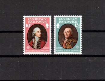 (intern:1484) GB - Guernsey Michelnummer 204 - 205 postfrisch