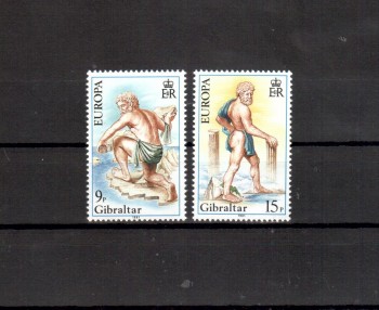 (intern:1513) Gibraltar Michelnummer 416 - 417 postfrisch