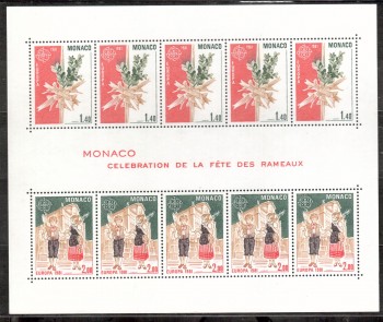 (intern:1526a) Monako Michelnummer Block 17 postfrisch