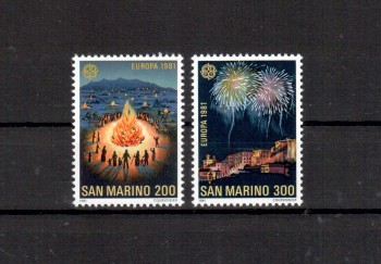 (intern:1533) San Marino Michelnummer 1225 - 1226 postfrisch