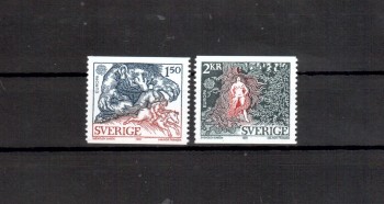 (intern:1534) Schweden Michelnummer 1141 - 1142 postfrisch