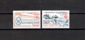 (intern:1540) Andorra,frz. Michelnummer 321 - 322 postfrisch