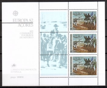 (intern:1566a) P - Azoren Michelnummer Block 3 postfrisch